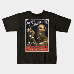 Vintage Ayer's Sarsaparilla Kids T-Shirt